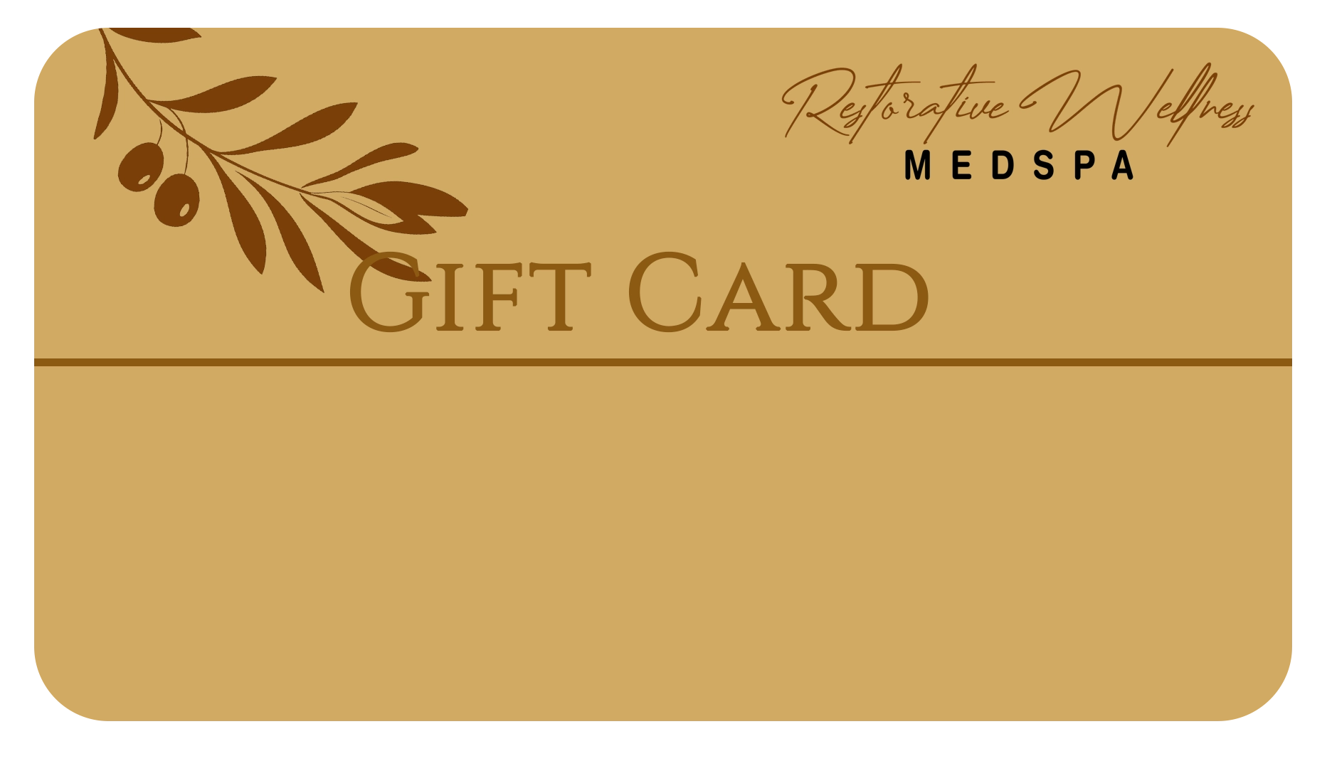 Restorative Wellness Med Spa digital gift card